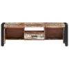 TV Stand 47.2"x11.8"x15.7" Solid Wood Reclaimed - Multicolour