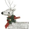 Christmas Reindeers 2 pcs Gold 40 LEDs - Gold