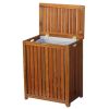 Oceanstar Solid Wood Spa Hamper - TRH1330