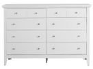 Glory Furniture Hammond G5490-D Dresser , White - as Pic