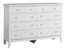 Glory Furniture Hammond G5490-D Dresser , White - as Pic