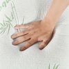 Bamboo Memory Foam Pillow Hypoallergenic Bed Pillow For Head Neck Rest Sleeping Shredded Pillow With Washable Cover [Queen Size] - Queen