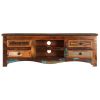 TV Stand 47.2"x11.8"x15.7" Solid Wood Reclaimed - Brown